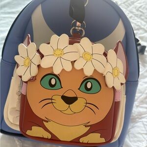 Loungefly Alice in wonderland and Dinah backpack
